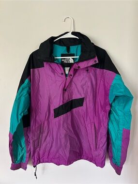The North Face Vintage 1990s Windbreaker Made in USA Size Small